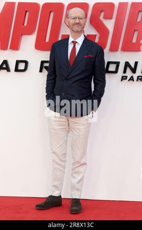 22 juin 2023 - Londres, Angleterre, Royaume-Uni - Mark Gatiss participant à la mission: Impossible - Dead Reckoning part One UK Premiere, Odeon Luxe Leicester Square Banque D'Images