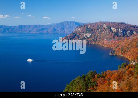 Lac Towada en automne Banque D'Images