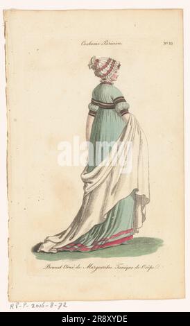 Magazine des Fashions féminins de Londres et de Paris. N° 19: Costume parisien, 1798-1806. Banque D'Images