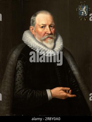 Portrait de Maerten Ruychaver (1545-1626), après 1653. Copie après Michiel Jansz van Mierevelt. Banque D'Images