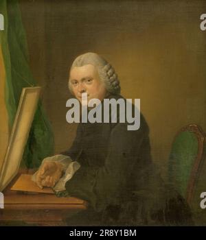 Portrait de Cornelis Ploos van Amstel, 1766. Autre titre(s): Cornelis Ploos van Amstel (1726-98). Collection d'art. Banque D'Images