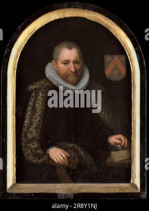 Portrait de Gerrit Willemsz van Schoterbosch (c.1538-1611), c.1620. Attribué à Cornelis Engelsz. Banque D'Images