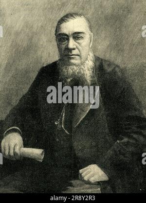 'Ex-président Kruger', C1900. Homme politique sud-africain. Gravure d'après une photographie de Duffus Brothers. De "Cassell's History of England, vol. IX". [Cassell and Company, Limited, Londres, Paris, New York & amp ; Melbourne] Banque D'Images