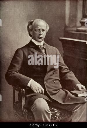 « ir Wilfrid Laurier », C1900. Premier ministre canadien. De "Cassell's History of England, vol. IX". [Cassell and Company, Limited, Londres, Paris, New York & amp ; Melbourne] Banque D'Images