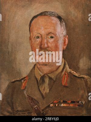 '' Lieutenant-général Sir W.P. Pulteney', 1917. De "l'Album de la guerre 1914-1919, Volume 2" [l'Illustration, Paris, 1924]. Banque D'Images