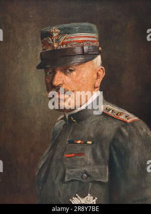 'Le général Cadorna; commandant en chef des armees Italiennes', 1916. De "Collection de la guerre IV L'Illustration Tomé CXLVIII. La guerre Juillet, Aout, septembre, octobre, novembre, Décembre 1916". Banque D'Images