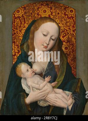 Vierge et enfant (Madonna Lactans), vers 1500. Banque D'Images