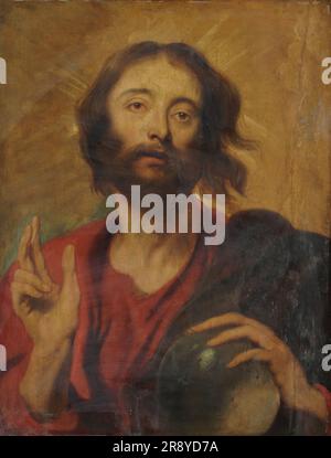 Christ comme Sauveur du monde, c.1620-c.1630. Banque D'Images