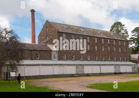 Anderson's Mill (1862) à Smeaton, dans les champs aurifères du centre de l'époque victorienne, en Australie Banque D'Images