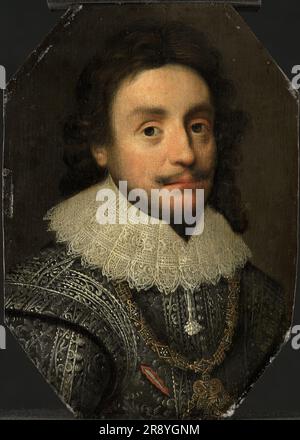 Portrait de Frederick V (1596-1632), électeur du Palatinat, en 1621 ou après. Copie après Michiel Jansz van Mierevelt. Banque D'Images