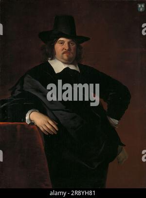 Abraham de Visscher (1605-67). Marchand d'Amsterdam et directeur de la Dutch West India Company, 1650-1667. Attribué à Jacob Adriaensz. Fond. (Anciennement attribué à Abraham van den Tempel). Banque D'Images