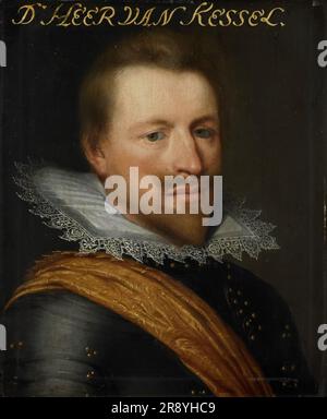 Portrait de Willem Adriaen (?-1625), comte de Hornes, seigneur de Kessel et de Westwezel, c.1616-c.1633. Banque D'Images