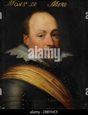 Portrait de Daniel de Hertaing (?-1625), seigneur de Marquette, c.1612-c.1633. Banque D'Images
