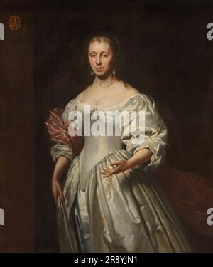 Portrait de Cornelia Craen van Haeften, 1663-1678. Autre titre(s): Portrait de Cornelia Craen van Haeften (1622-1678). Banque D'Images