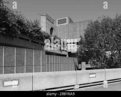 La Hayward Gallery, nouvelle architecture brutaliste emblématique de Londres, Royaume-Uni Banque D'Images