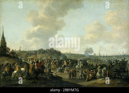 Départ de Charles II d'Angleterre de Scheveningen, 2 juin 1660, 1660-1683. Banque D'Images