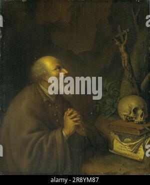 L'Hermit, 1721. Banque D'Images