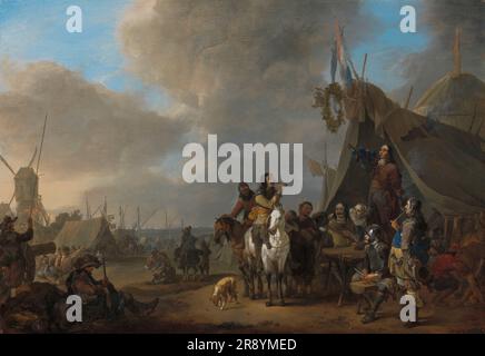 Camp de l'armée, 1650-1674. Banque D'Images