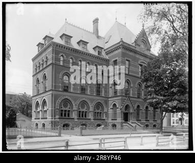 Peabody Museum, Yale College, entre 1900 et 1906. Banque D'Images