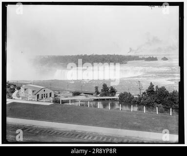 Chutes de Falls View, Niagara Falls, New York, entre 1880 et 1899. Banque D'Images