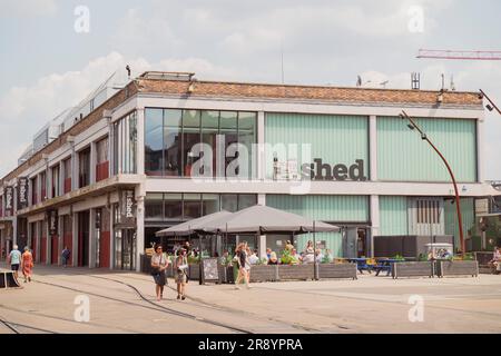 Le mShed dans le port flottant dans le centre-ville de Bristol, Angleterre, Royaume-Uni Banque D'Images