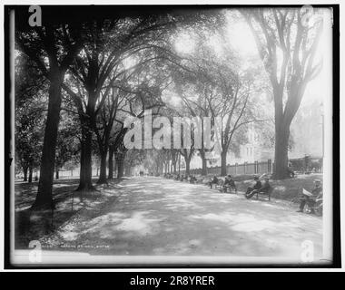 Centre commercial Beacon St., Boston, c1899. Banque D'Images