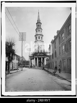 St. Philip's Church, Charleston, S.C., C1900. Banque D'Images