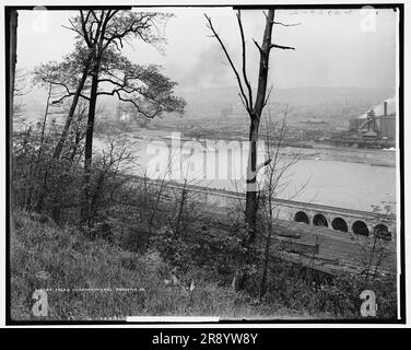 Edgar Thomson Works, Braddock, Pennsylvanie, c1908. Banque D'Images