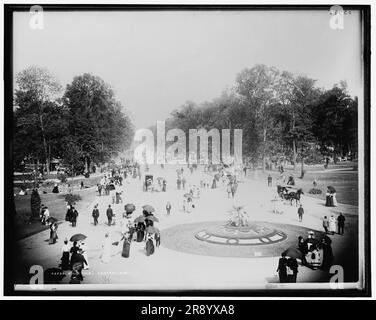 Belle Isle, Central Ave., entre 1880 et 1899. Banque D'Images