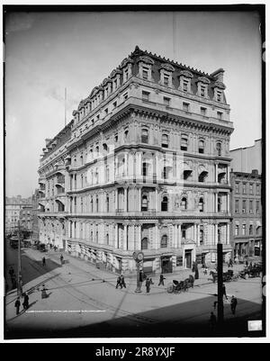 Connecticut Mutual Life Insurance Co., Hartford, Connecticut, c1907. Bureaux construits en 1872, style second Empire. Banque D'Images