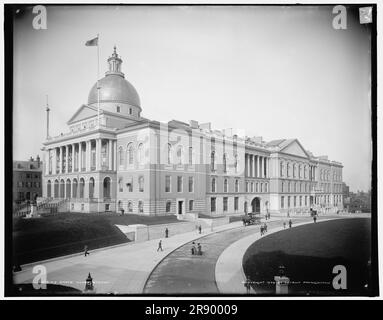 State House, Boston, c1902. Banque D'Images