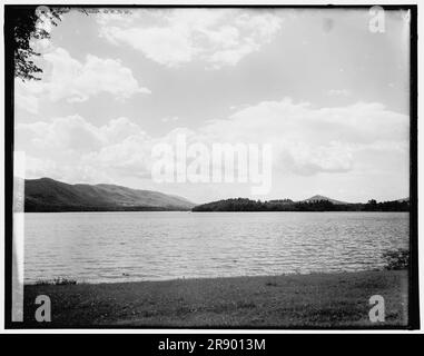 Vue sur le lac Dunmore, entre 1900 et 1906. Banque D'Images