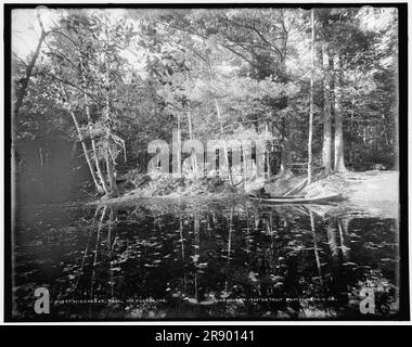 Piscine de Wiscasset, Mt. Pocono, Pennsylvanie, C1900. Banque D'Images