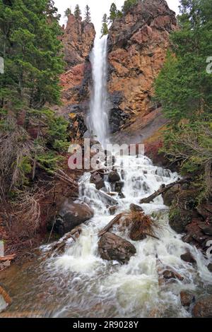 Treasure Falls, Pagosa Springs, Colorado, États-Unis Banque D'Images