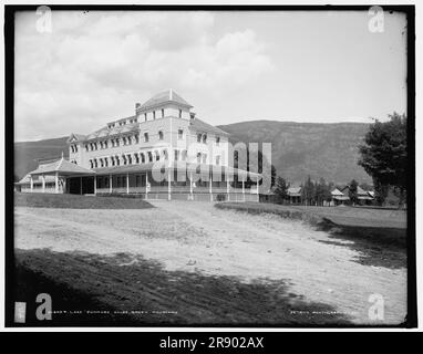 Maison du lac Dunmore, Green Mountains, entre 1900 et 1906. Banque D'Images