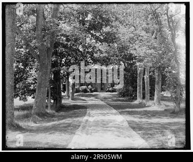 Old Manse de l'autoroute, Concord, Massachusetts, entre 1890 et 1901. Banque D'Images