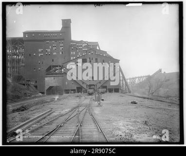 Brise-charbon Woodward, Kingston, Pennsylvanie, C1900. Banque D'Images