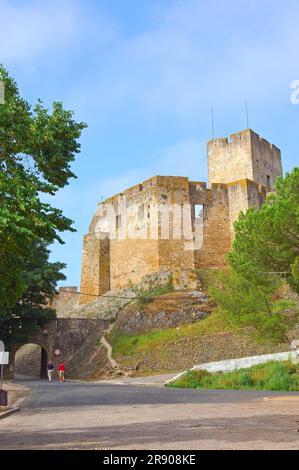 Tomar, Château des Templiers, Monastère de l'ordre du Christ, District de Santarem, Ribatejo, Portugal Banque D'Images