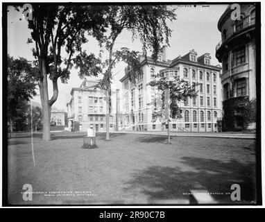 McDonald Engineering Building, Université McGill, Montréal, entre 1890 et 1901. Banque D'Images