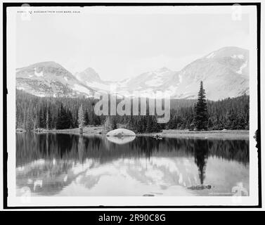 Mt. Audubon de près de Ward, Colorado, c1901. Banque D'Images