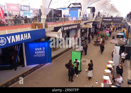 23 juin 2023, Sao Paulo, Sao Paulo, Brésil : Sao Paulo (SP), 06/22/2023 - AUTOMOBILISM/BIKES/AUTODROMO/SP - le Festival Interlagos Suhai est le plus grand événement moto du pays et entre le 22nd et le 25th juin il sera à l'hippodrome Interlagos avec plus de 80 compagnies présentant des nouvelles du secteur des deux roues. En plus des expositions statiques, le Festival Interlagos 2023 Suhai propose également le plus grand essai routier au monde, offrant plus de 6000 essais de moto sur la piste Interlagos. (Foto: Leandro Chemalle/Thenews2/Zumapress) (Credit image: © Leandro Chemalle/TheNE Banque D'Images