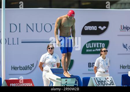 Rome, Italie. 23rd juin 2023. Foro Italiaco, Rome, Italie, 23 juin 2023, Antonio Djakovic (SUI) pendant le 59° Sette Colli Internazionale di Nuoto (day1) - crédit de natation: Live Media Publishing Group/Alamy Live News Banque D'Images