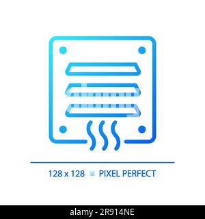 Icône de vecteur linéaire de gradient de ventilation Illustration de Vecteur