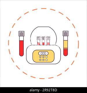 Plasma riche en plaquettes, illustration conceptuelle Banque D'Images