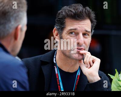 Mark Webber dans le paddock au Grand Prix australien de Formule 1 au circuit de rue Albert Park sur 1 avril 2023. Banque D'Images
