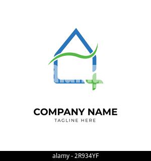 conception moderne du logo médical vector Illustration de Vecteur