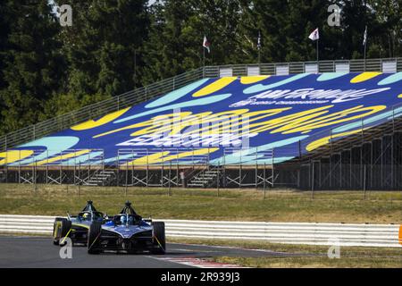 07 GUNTHER Maximilian (ger), course Maserati MSG, Spark-Venturi, action pendant le Southwire Portland ePrix 2023, 9th rencontre du Championnat du monde de Formule E de la FIA ABB 2022-23, sur le circuit international de Portland de 22 juin à 24, 2023 à Portland, États-Unis d'Amérique Banque D'Images