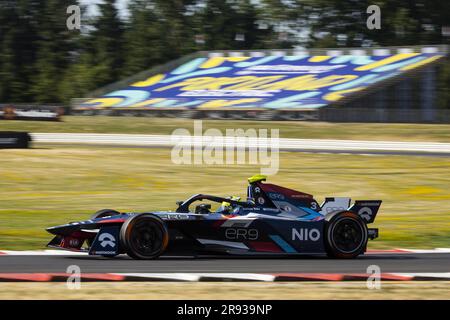 03 SETTE Camara (BRA), NIO 333 Formula E Team, Spark-NIO, NIO 333 ER9, action pendant le Southwire Portland ePrix 2023, 9th rencontre du Championnat du monde ABB FIA Formula E 2022-23, sur le circuit international de Portland de 22 juin à 24, 2023 à Portland, États-Unis d'Amérique Banque D'Images