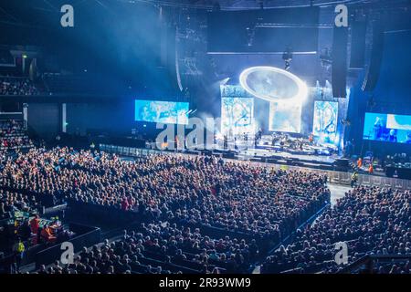 Peter Gabriel tour UK été 2023 - Glasgow Hydro Banque D'Images