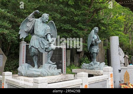 Tengu Statue du Mont Banque D'Images